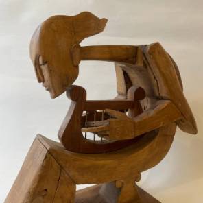 The Harpist Scupture